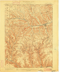 1900 Map of Gaines