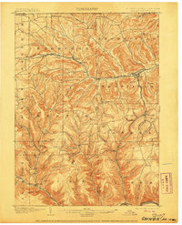 1900 Map of Gaines, 1906 Print