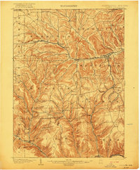 1900 Map of Gaines, 1922 Print