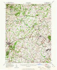 Download a high-resolution, GPS-compatible USGS topo map for Gettysburg, PA (1965 edition)