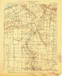 1900 Map of Girard