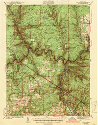 Download a high-resolution, GPS-compatible USGS topo map for Hallton, PA (1943 edition)