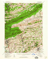 Download a high-resolution, GPS-compatible USGS topo map for Hamburg, PA (1960 edition)