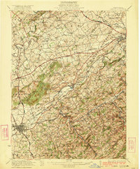 1922 Map of Hanover