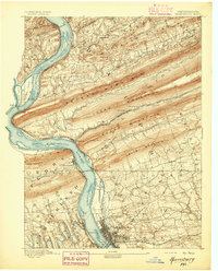 1892 Map of Harrisburg