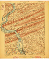 1899 Map of Harrisburg