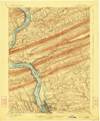 preview thumbnail of historical topo map of Harrisburg, PA in 1899