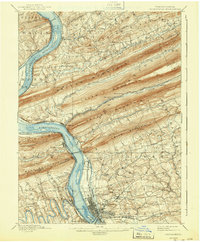 Download a high-resolution, GPS-compatible USGS topo map for Harrisburg, PA (1943 edition)