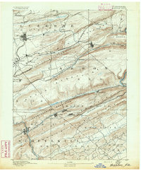 1891 Map of Hazleton