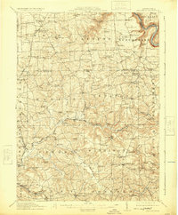 Download a high-resolution, GPS-compatible USGS topo map for Hilliards, PA (1924 edition)