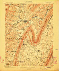 1903 Map of Hollidaysburg, 1911 Print