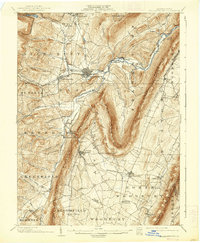 1903 Map of Hollidaysburg, 1938 Print