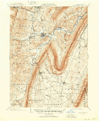 1903 Map of Hollidaysburg, 1951 Print
