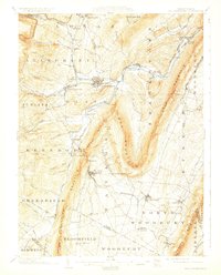 1903 Map of Hollidaysburg, 1928 Print