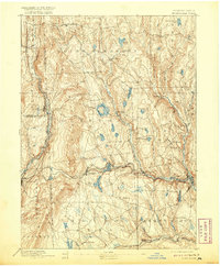 1892 Map of Honesdale, 1920 Print