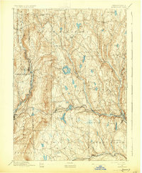 1892 Map of Honesdale, PA, 1930 Print