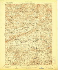 1907 Map of Alleghenyville, PA, 1921 Print