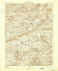 1907 Map of Alleghenyville, PA, 1931 Print