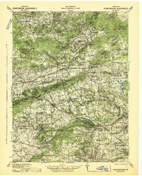 1941 Map of Alleghenyville, PA