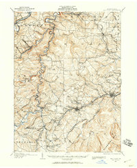 1903 Map of Houtzdale, 1959 Print