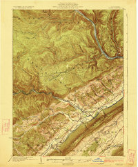 1923 Map of Clinton County, PA