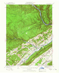 preview thumbnail of historical topo map of Clinton County, PA in 1921