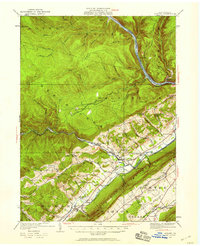 Download a high-resolution, GPS-compatible USGS topo map for Howard, PA (1958 edition)