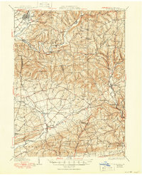 Download a high-resolution, GPS-compatible USGS topo map for Hughesville, PA (1950 edition)