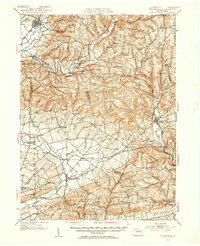 Download a high-resolution, GPS-compatible USGS topo map for Hughesville, PA (1956 edition)