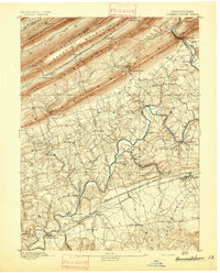 1892 Map of Hummelstown
