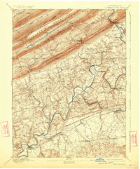 1892 Map of Hummelstown, 1924 Print