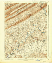 1892 Map of Hummelstown, 1942 Print