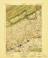 preview thumbnail of historical topo map of Hummelstown, PA in 1943