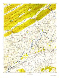preview thumbnail of historical topo map of Hummelstown, PA in 1924