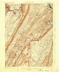 Download a high-resolution, GPS-compatible USGS topo map for Huntingdon, PA (1925 edition)