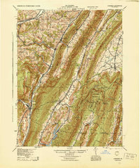 Download a high-resolution, GPS-compatible USGS topo map for Hyndman, PA (1944 edition)