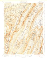 Download a high-resolution, GPS-compatible USGS topo map for Hyndman, PA (1931 edition)