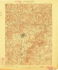 1902 Map of Indiana County, PA
