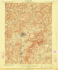1902 Map of Armstrong County, PA, 1914 Print