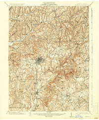 1902 Map of Armstrong County, PA, 1936 Print
