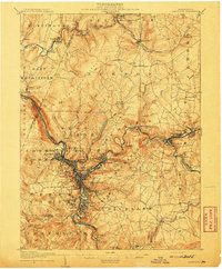 1907 Map of Johnstown