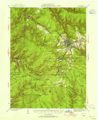 Download a high-resolution, GPS-compatible USGS topo map for Kane, PA (1955 edition)