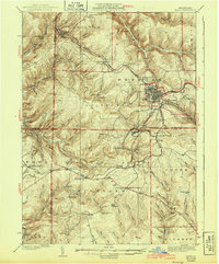 Download a high-resolution, GPS-compatible USGS topo map for Kane, PA (1943 edition)