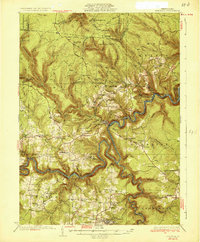 Download a high-resolution, GPS-compatible USGS topo map for Karthaus, PA (1932 edition)