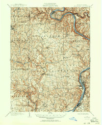 1902 Map of Kittanning, 1951 Print