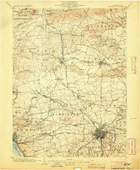 1904 Map of Lancaster
