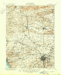 Download a high-resolution, GPS-compatible USGS topo map for Lancaster, PA (1950 edition)