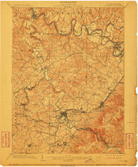 1903 Map of Latrobe, 1911 Print