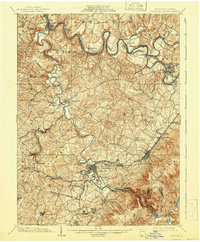 1903 Map of Latrobe, 1941 Print