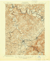 1903 Map of Latrobe, 1946 Print